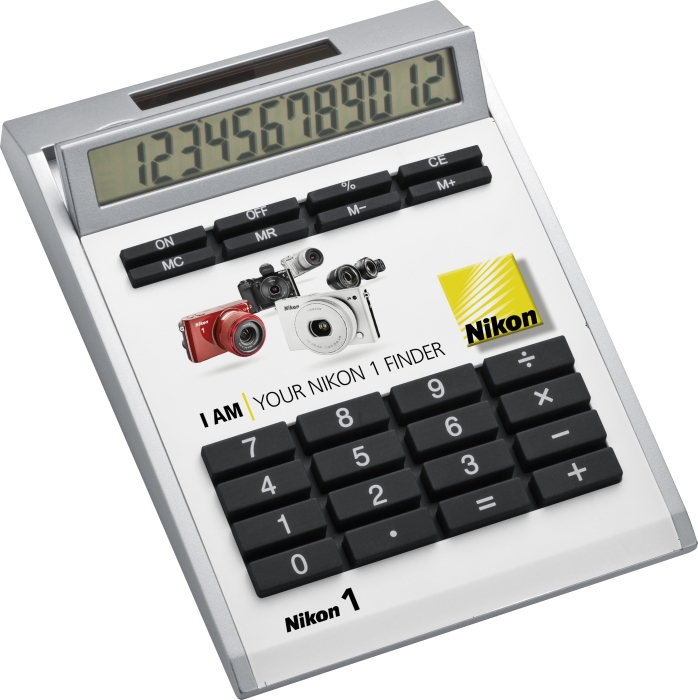 own design desk calculator with insert without holes small imi calculator with i