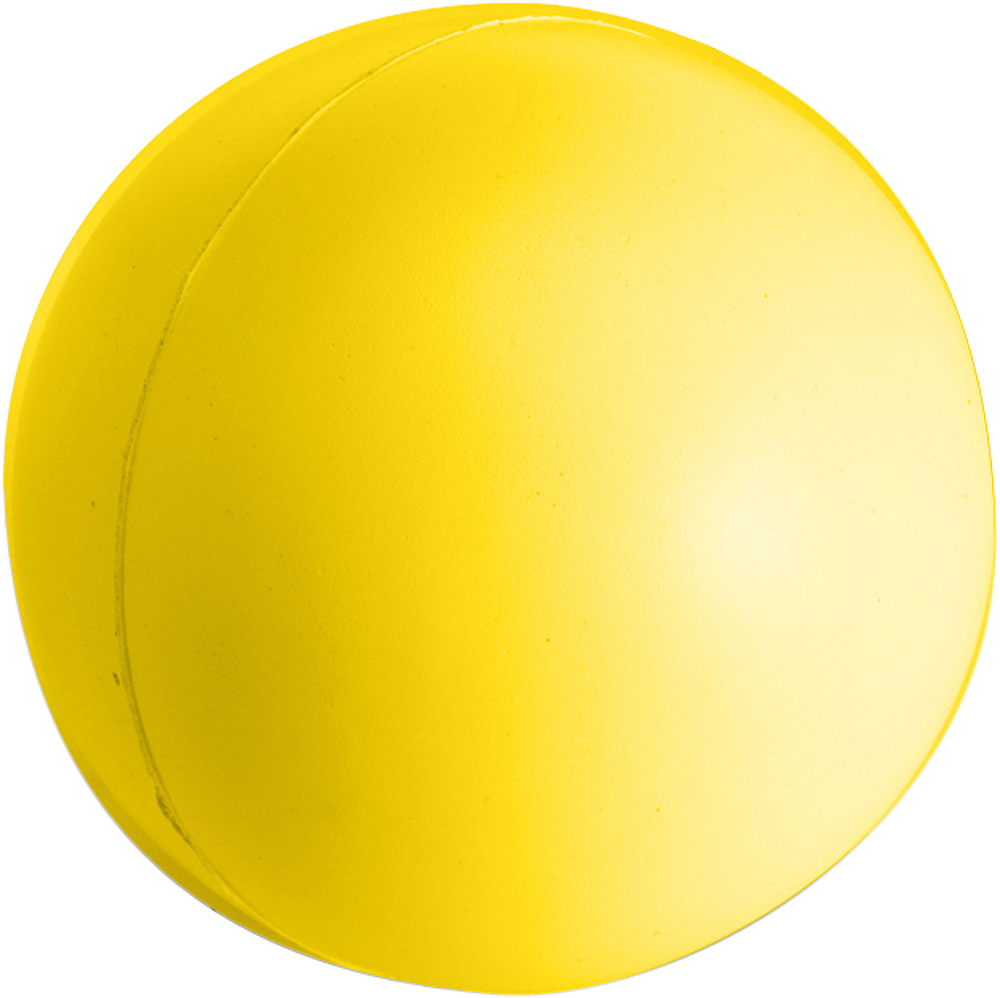 yellow stress ball