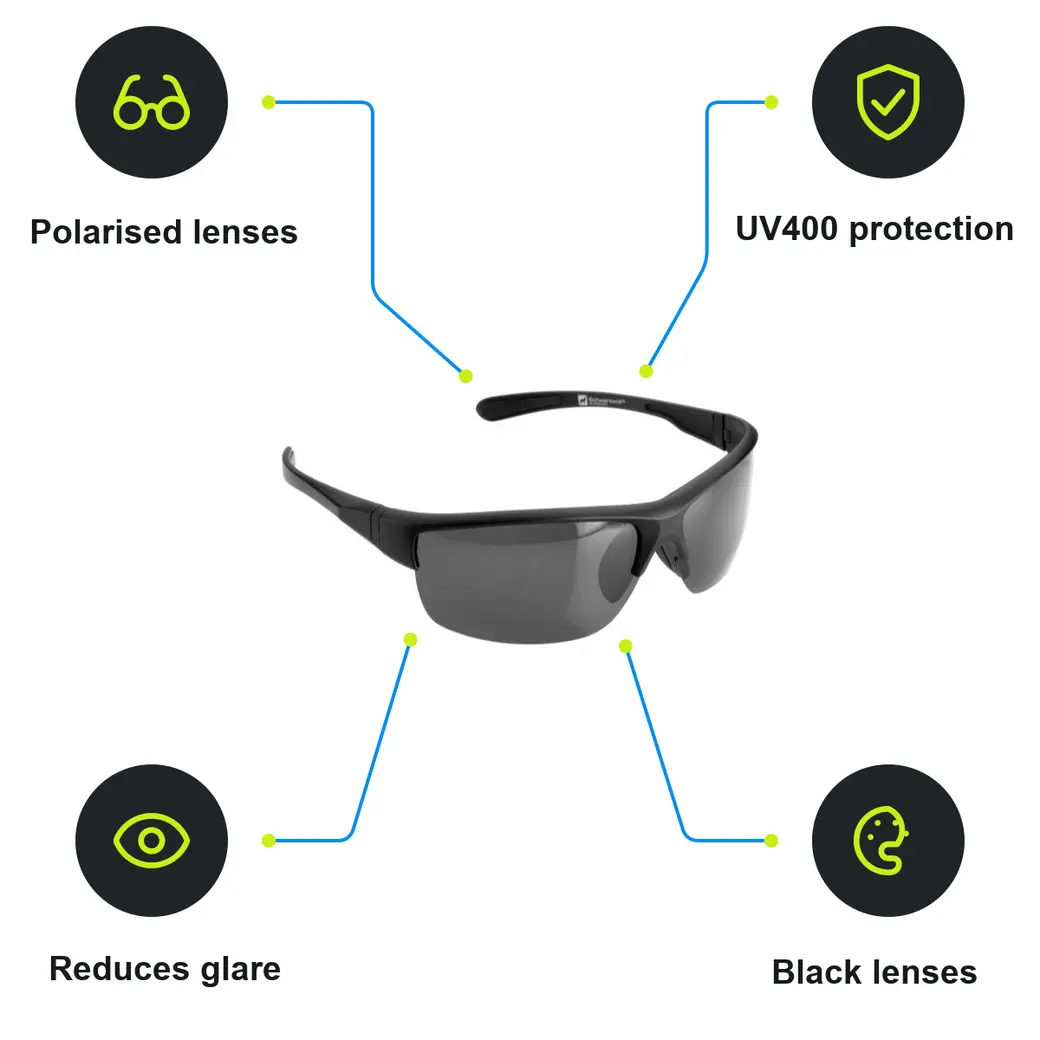 Infographic: SCHWARZWOLF MANASLU Sports polarized glasses, black