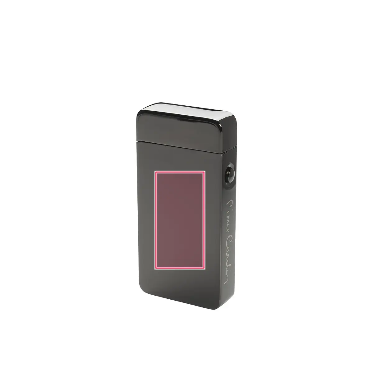 Print location: ELECTRIC Gunmetal Rechargeable Electric Lighter - Front of Lighter