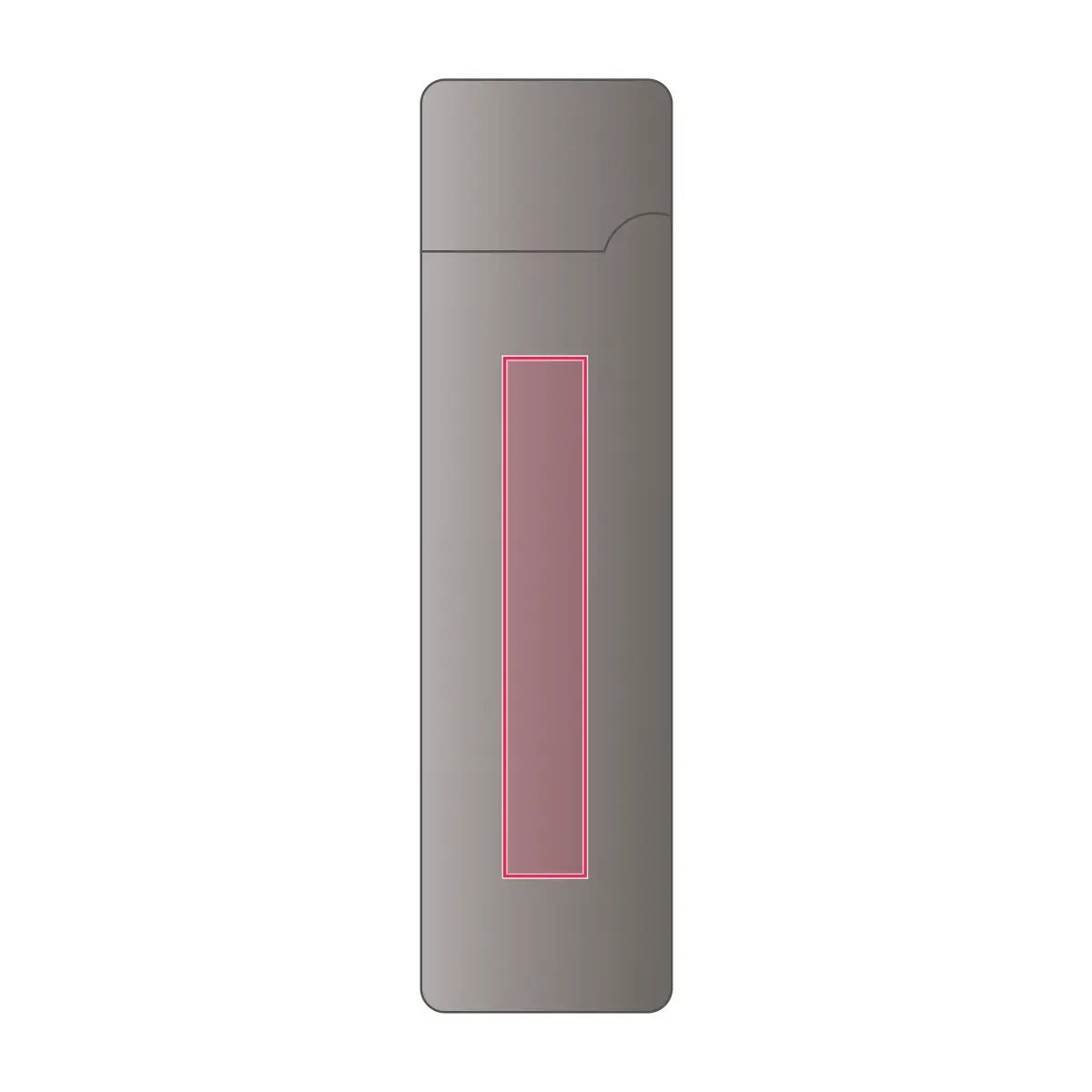 Print placement: SMART - Front of Lighter