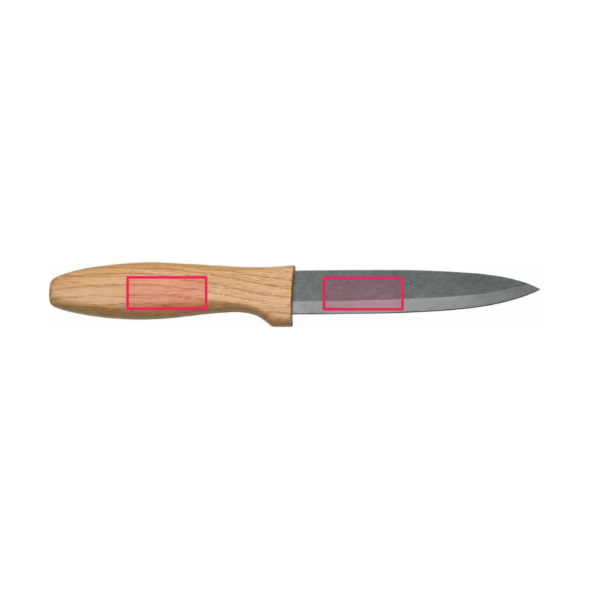 Print location: FUKUI - Knife Blade, Wooden Knife Handle