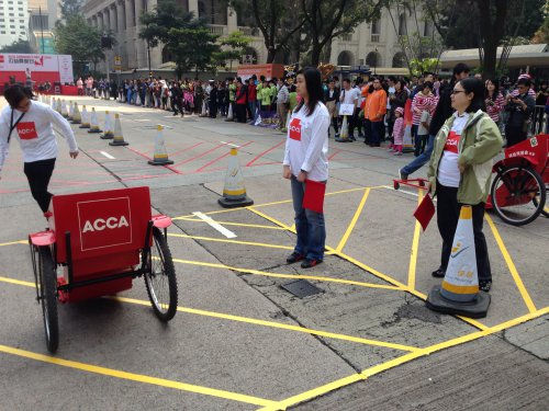 ACCA Community Day Sponsoring Rickshaw Race