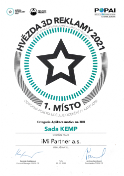 1 místo aplikace 3dr