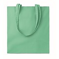 140gr/m2 cotton shopping bag, mint green