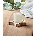 Candle on star wooden base CX1481-40
