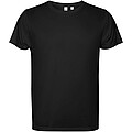 Estoril short sleeve mens t-shirt, solid black