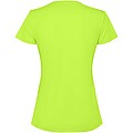 Extreme short sleeve womens t-shirt, fluor green
