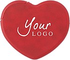 Heart plastic mint card.Red
