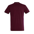 MENS ROUND NECK T-SHIRT IMPERIAL, BURGUNDY, XXL