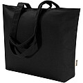 Ningbo 320 g/m2 zippered cotton tote bag 15L