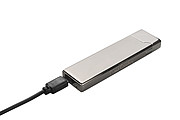 PIERRE CARDIN SMART Re-chargable electric lighter, gunmetal