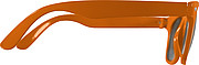 Plastic classic fashion sunglasses with UV-400 protection.
