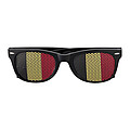 Plexiglass sunglasses with country flag