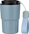 Stainless steel double walled mug Louisa