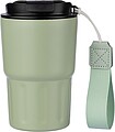 Stainless steel double walled mug Louisa