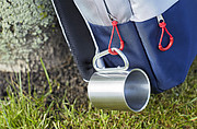 Stainless steel, double walled travel mug (200 ml)