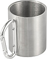 Stainless steel, double walled travel mug (200 ml)
