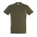UNISEX ROUND COLLAR T-SHIRT REGENT, ARMY, M