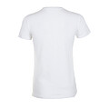 WOMENS ROUND COLLAR T-SHIRT REGENT WOMEN, WHITE, S