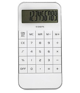 10 digit display Calculator, white