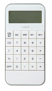 10 digit display Calculator, white