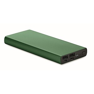 10000 mAh power bank, dark green