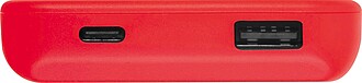 10000 mAh RABS powerbank, red