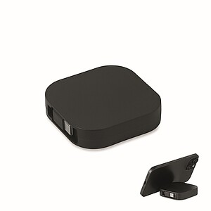 100W retractable charging cable, black