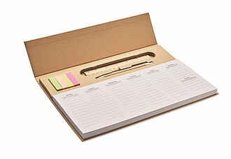 125 page weekly desk planner