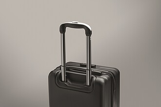 14 inch underseat luggage trolley with 4 wheels in ABS