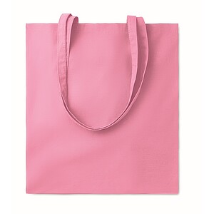 140gr/m2 cotton shopping bag, baby pink