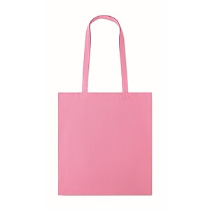 140gr/m2 cotton shopping bag, baby pink