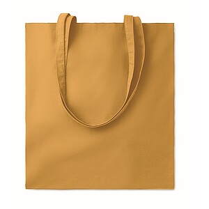 140gr/m2 cotton shopping bag, ochre