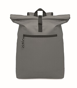 15 inch rolltop laptop backpack in 600D polyester