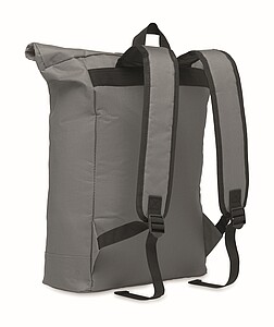 15 inch rolltop laptop backpack in 600D polyester
