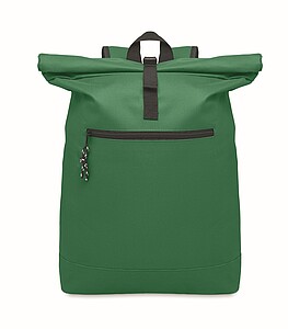 15 inch rolltop laptop backpack in 600D polyester