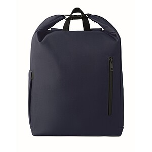 15 roll top laptop backpack, french navy