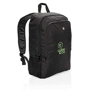 17” business laptop backpack, black
