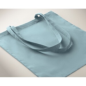 180gr/m2 cotton shopping bag, baby blue