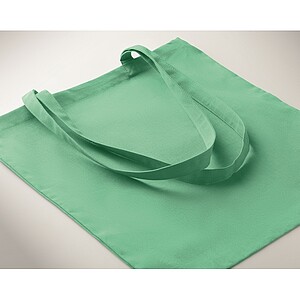 180gr/m2 cotton shopping bag, mint green