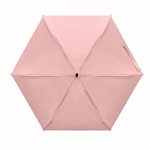 19 inch windproof umbrella, baby pink
