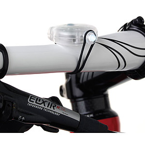 2 bicycle lights in PP box, multicolour