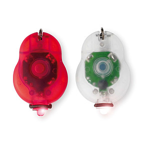 2 bicycle lights in PP box, multicolour