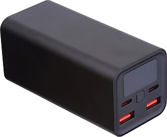 20000 mAh aluminum powerbank, black