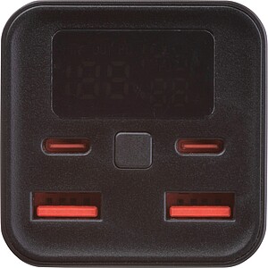 20000 mAh aluminum powerbank, black