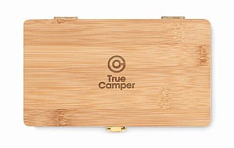 21 pcs tool set in bamboo case