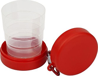 220ml Folding drinking cup. Pale green