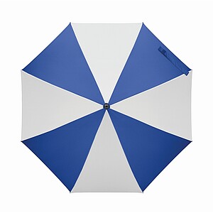 27 inch umbrella, white/blue