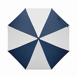 27 inch umbrella, white/dark blue